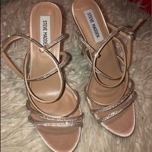 Cute rhinestone heels